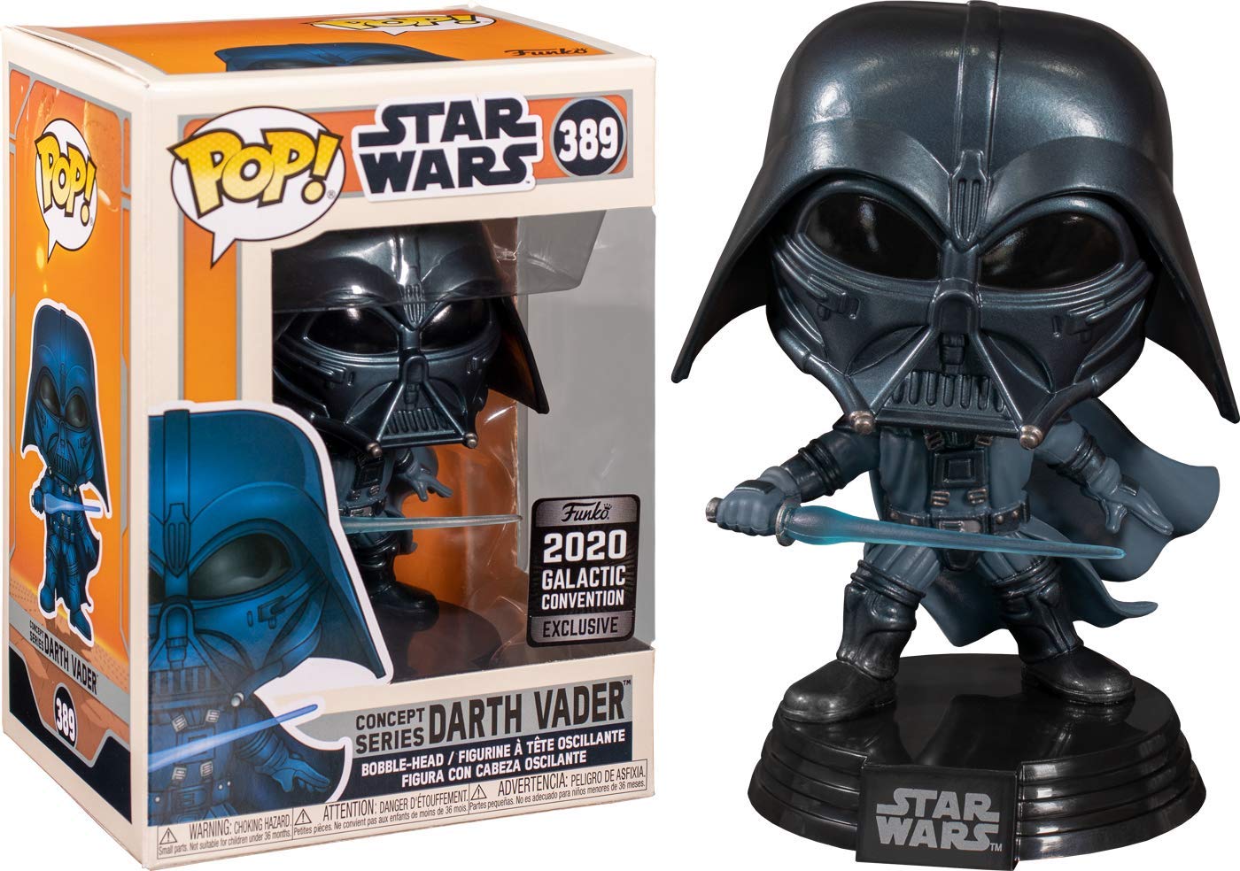 Amazon.com: Funko Pop! Star Wars Darth Vader #389 Concept Series